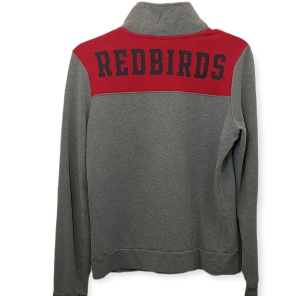 PINK Illinois State Redbirds Women's Size Small Quarter Zip Jacket Pullover - Picture 1 of 7